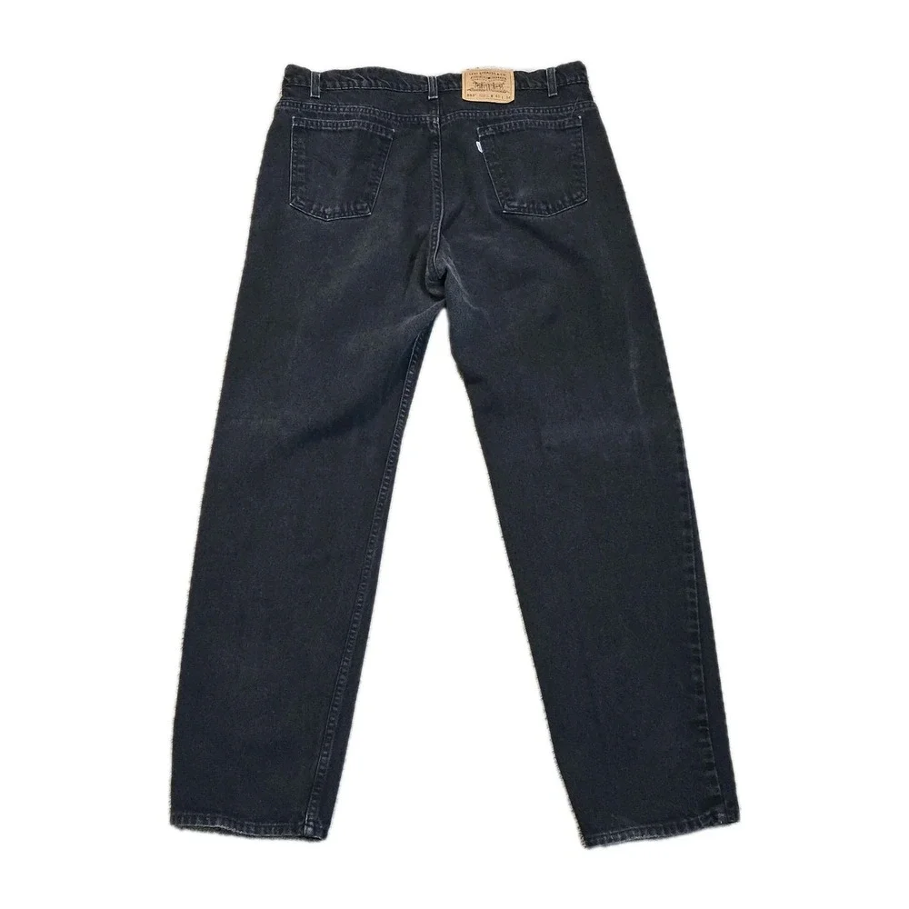 Vintage Levi's 553 White Tab Jeans Mens‎ 40x34 38x34 Black 1997 USA Made Y2K 90s
